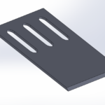 Granulator Blade 3 slots