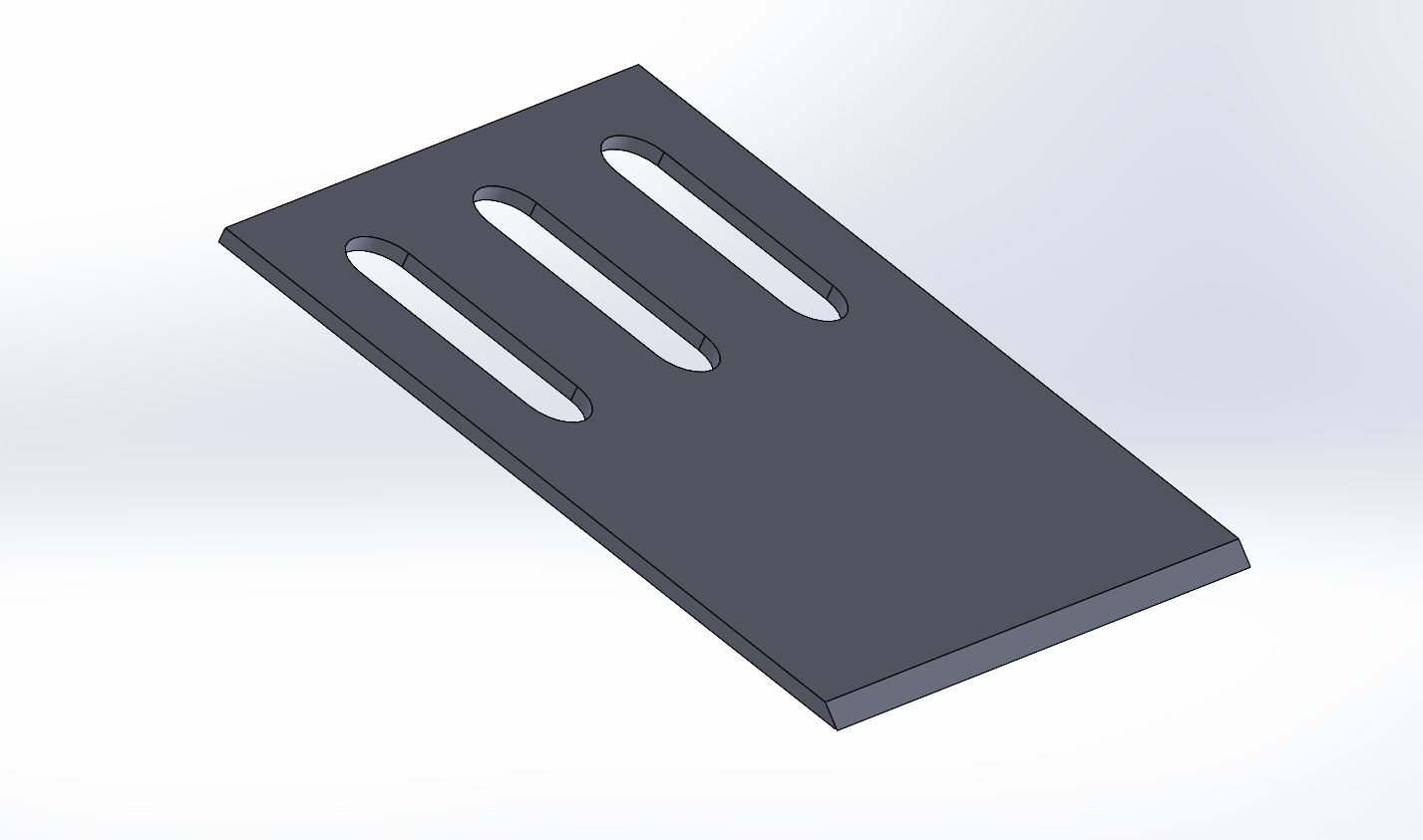 Granulator Blade 3 slots